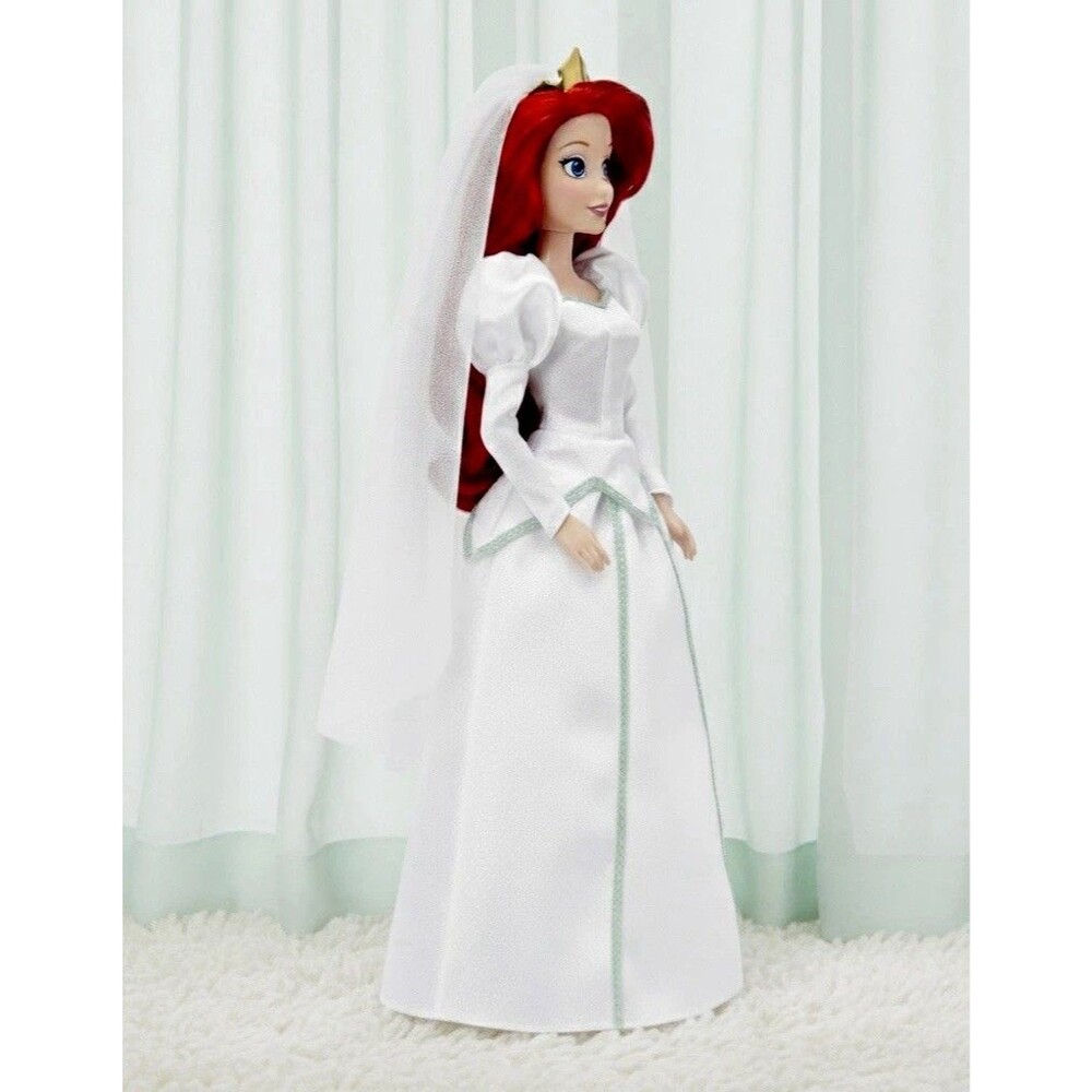 Ariel Little Mermaid Wedding Dress Doll Disney Princess Classic 11.5” NIB *Mint - Picture 5 of 8